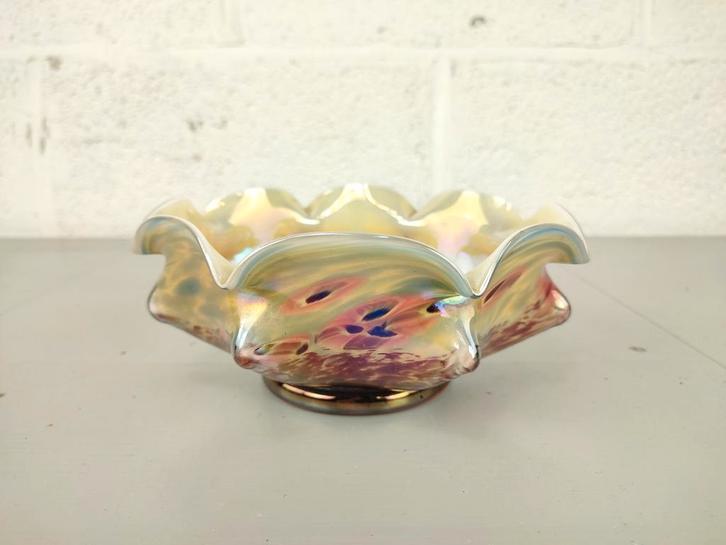 Antieke Kralik Millefiori schaal, Antiek en Kunst, Antiek | Glaswerk en Kristal, Ophalen of Verzenden