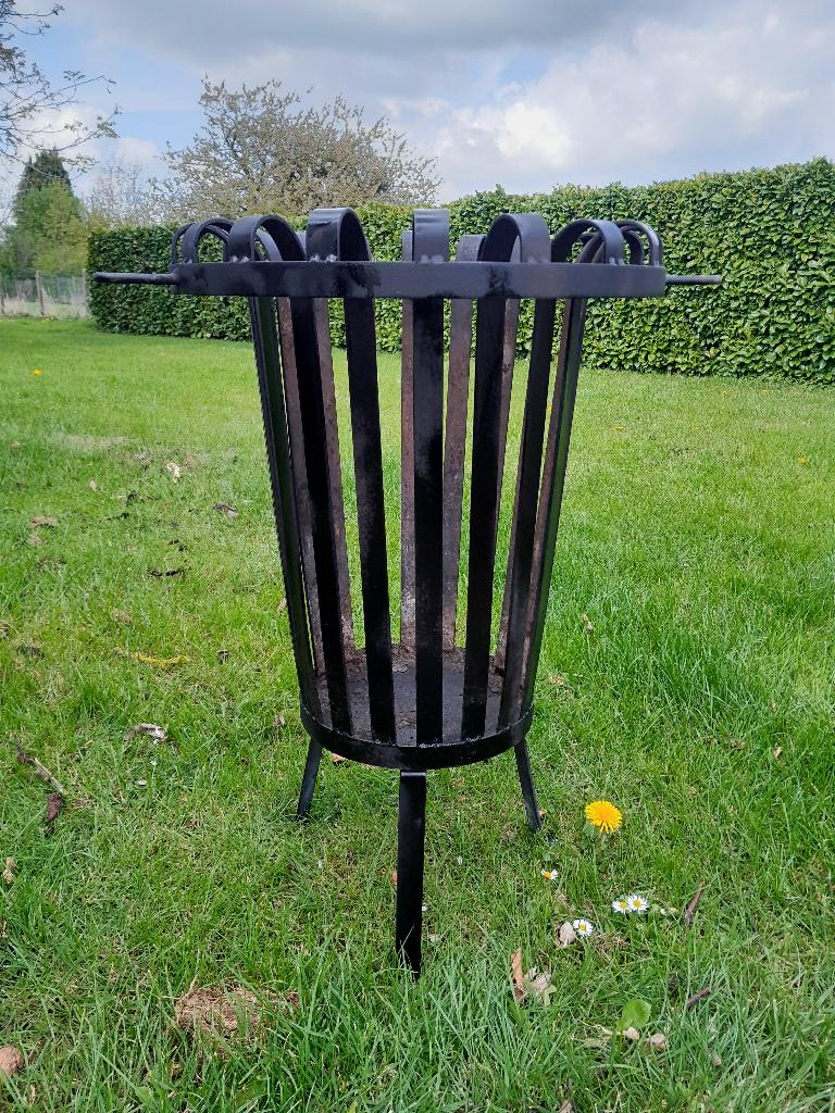 vuurkorf, Ophalen, Gebruikt, Vuurkorf