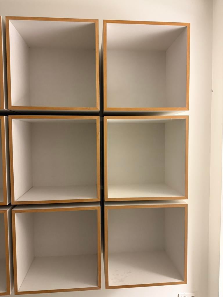 Open wandkasten in mdf - 6 stuks, Ophalen, Zo goed als nieuw