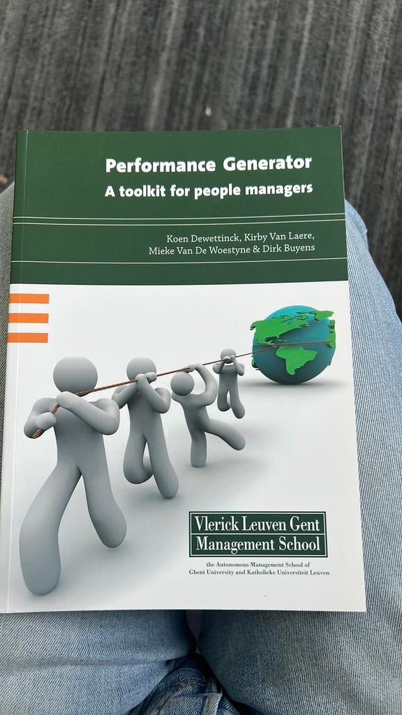 Performance genrator, Livres, Économie, Management & Marketing, Enlèvement ou Envoi, Comme neuf