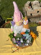 Montage de Pâques avec 2 gnomes -décoration artisanale-Liège, Enlèvement ou Envoi, Neuf
