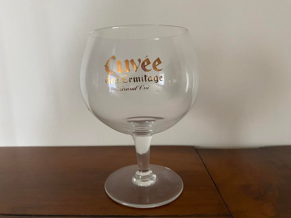Bierglas Cuvée de l’Hermitage Grand Cru, Ophalen, Zo goed als nieuw, Bierglas
