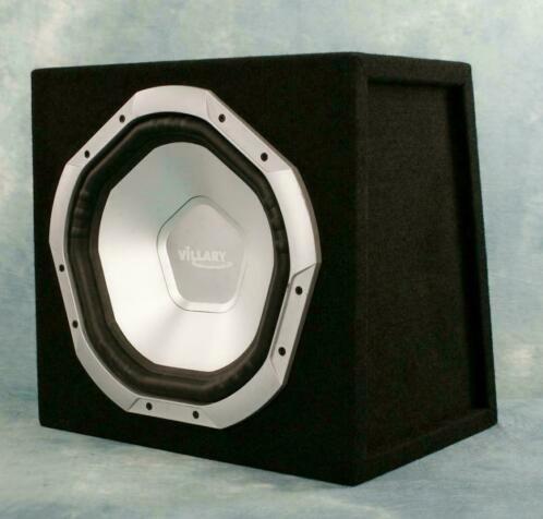 12 Inch 800 Watt Villary auto Subwoofer in kist, Auto diversen, Autospeakers, Nieuw, Ophalen of Verzenden
