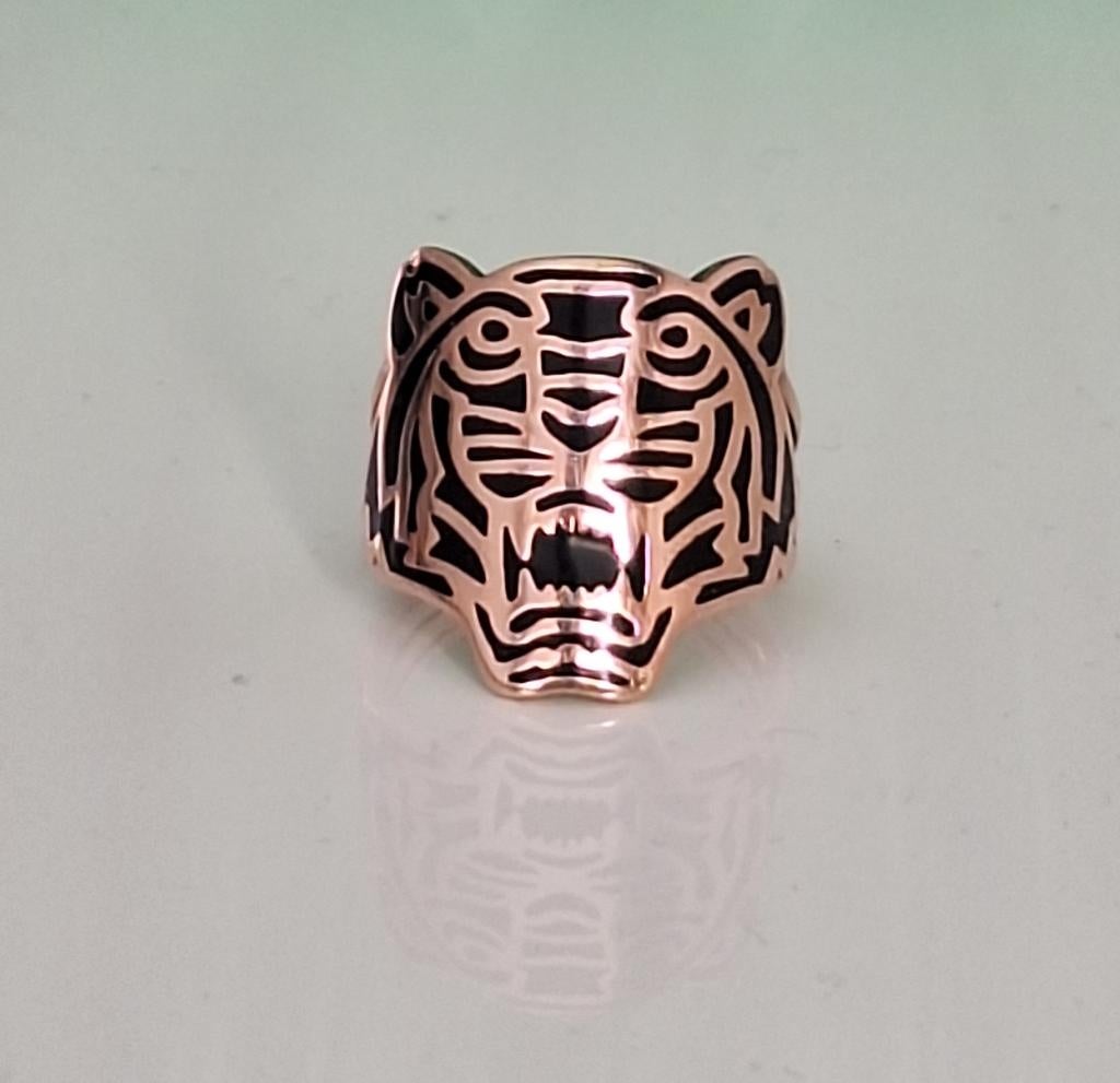 Bague Kenzo Tigre, Bijoux, Sacs & Beauté, Bagues, Femme ou Homme, Or, Comme neuf, Enlèvement