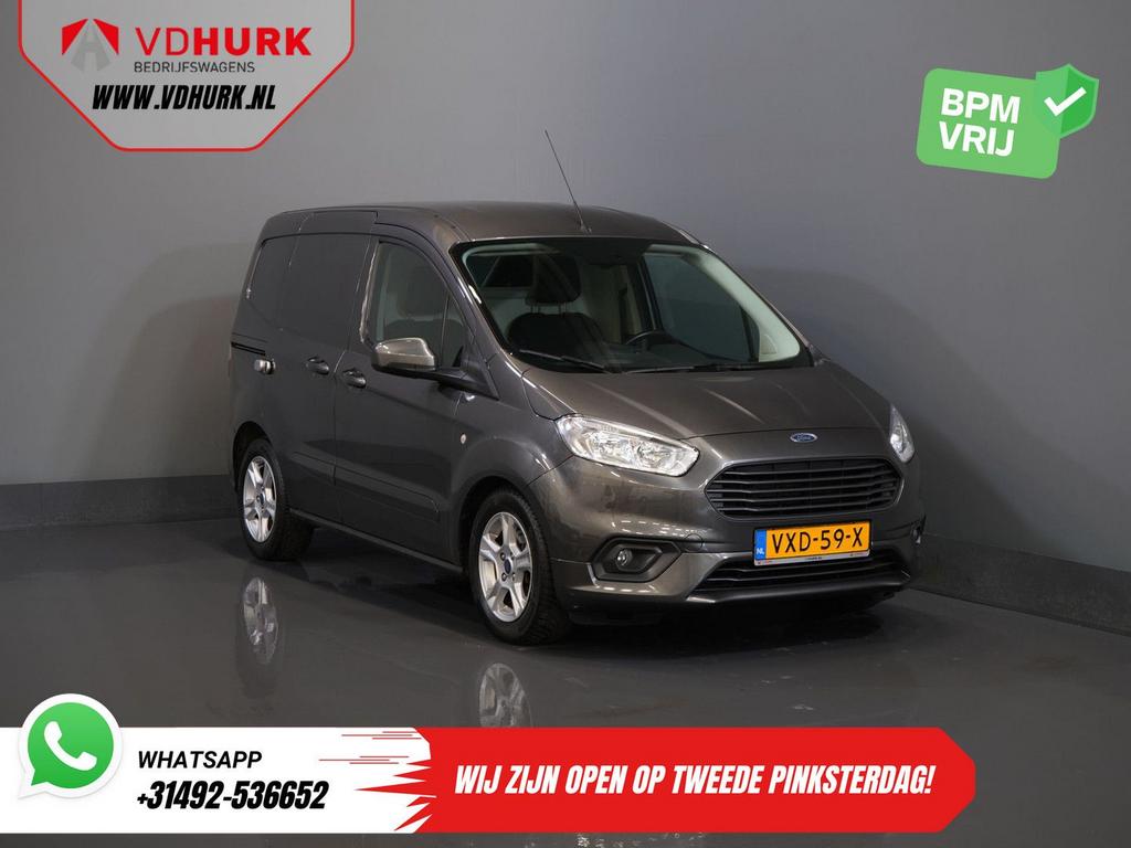 Ford Transit Courier 1.5 TDCI 100 pk Limited Stoelverw./ Voo, Auto's, Bedrijf, 131 g/km, Ford, Zilver of Grijs