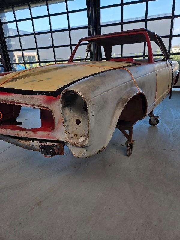 Mercedes sl 230 pagode project W113, Collections, Aviation, Enlèvement