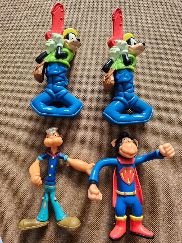 4 figurines, marques mixtes, Collections, Enlèvement ou Envoi