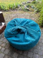 Loungepug zitzak velours (nieuwstaat), Enlèvement, Comme neuf, Pouf