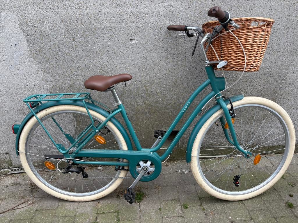 Damesfiets Elops 520, (Extra) lage instap, Velgrem, Zo goed als nieuw, Ophalen