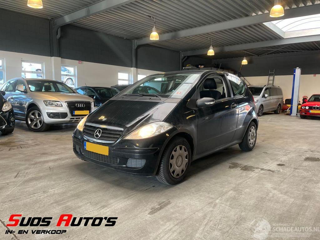 Mercedes-Benz A-Klasse 170 Classic NAP + APK! (bj 2006), Zwart, Mercedes-Benz, Handgeschakeld, Benzine