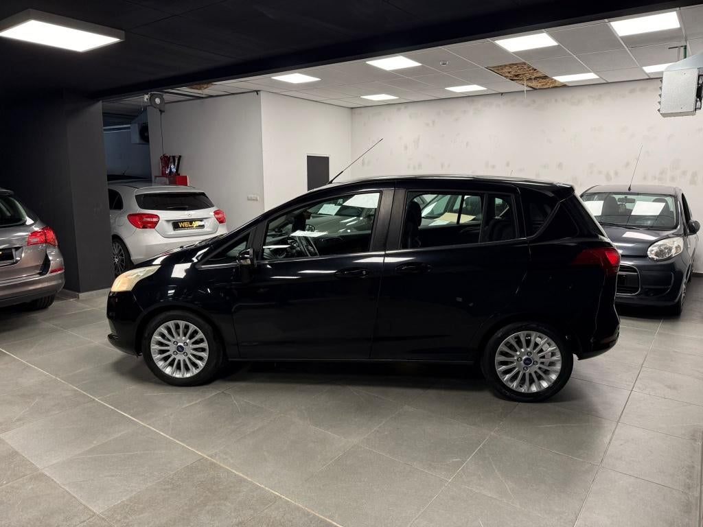 FORD BMAX TURBO BENZINE/2013/131.000KM/EXPORT, Euro 5, Zwart, B-Max, Zwart