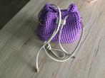 Handgemaakte schoudertas, Handtassen en Accessoires, Tassen | Damestassen, Ophalen of Verzenden, Nieuw, Paars, Schoudertasje