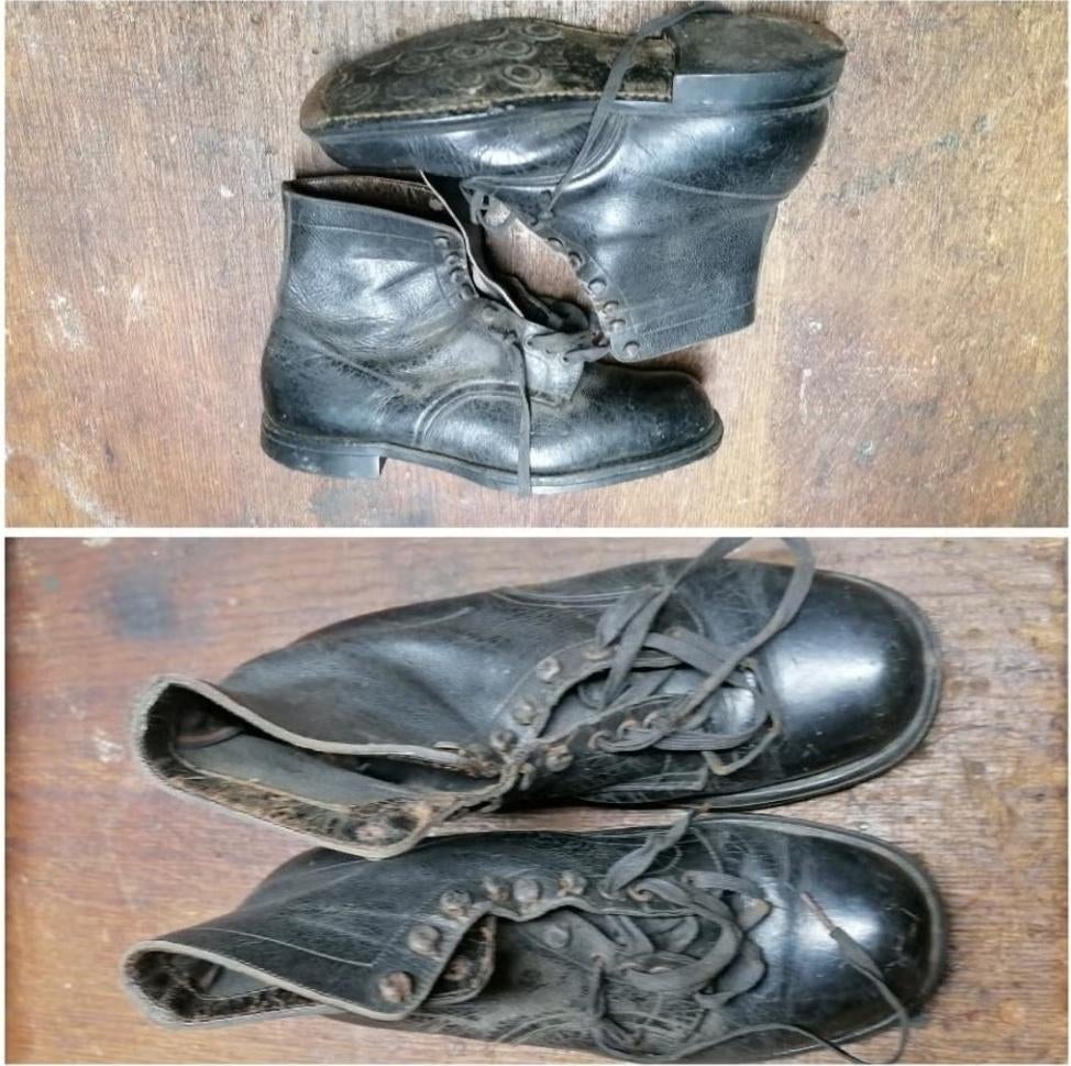 Brodequins militaire noirs WW2 Indochine, Envoi, Autres, Autres types