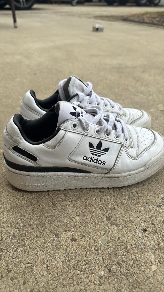 Adidas sneakers wit/zwart – maat 37 – voor dames, Enlèvement, Comme neuf, Blanc, Baskets