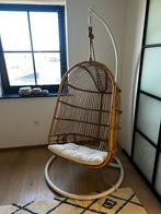 Rotan hangstoel, Ophalen, Eenpersoons, Boho, Riet of Rotan