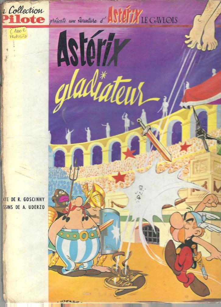 Astérix Lot de 3 Bds en EO - N 4, 5, 6 - Pilote, Livres, BD, Utilisé, Plusieurs BD, Enlèvement ou Envoi