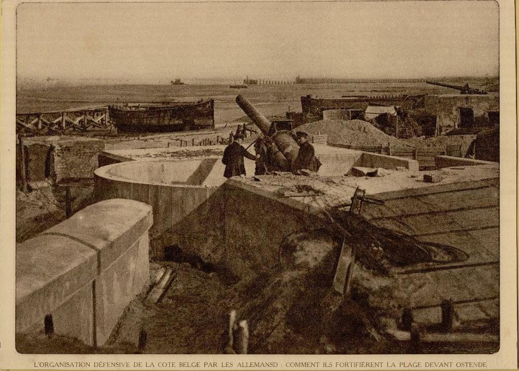 FOTOKAARTEN  WO I  OOSTENDE, Verzenden