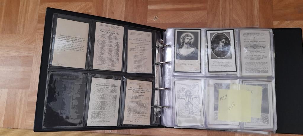 Bidprentjes, Verzamelen, Ophalen