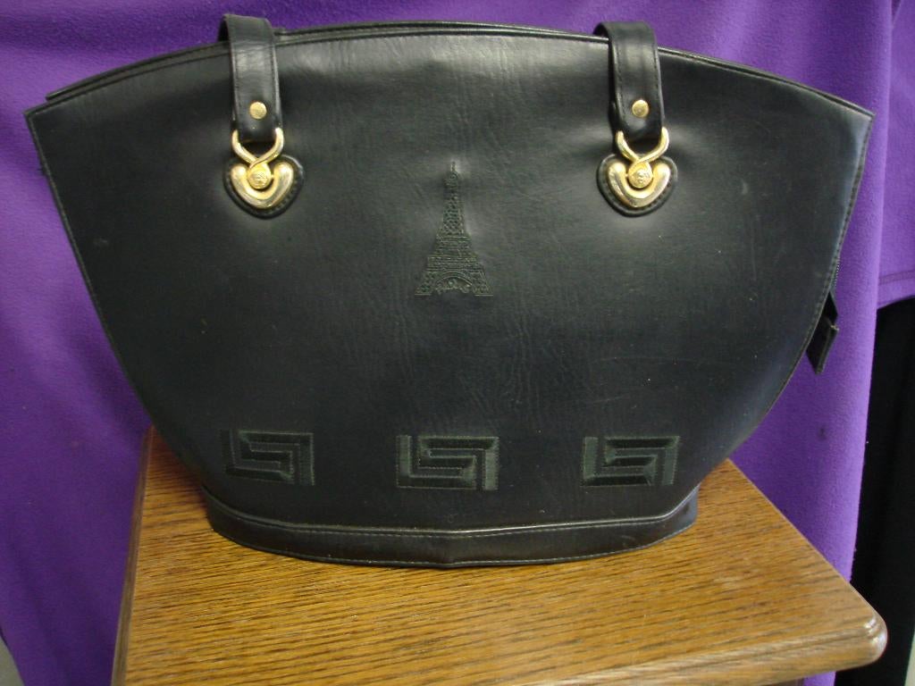 Grote handtas zwart van het merk Paris., Handtassen en Accessoires, Tassen | Damestassen, Ophalen of Verzenden, Gebruikt, Zwart