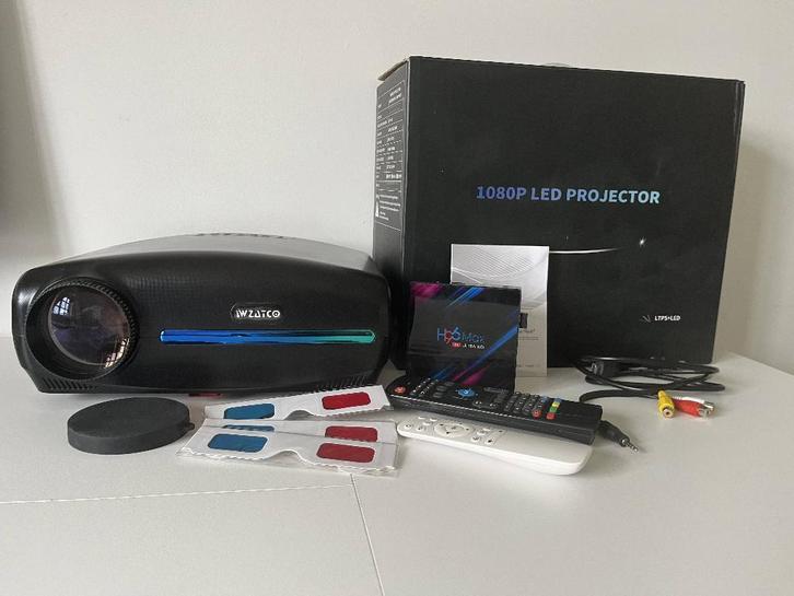 Filmprojector + TV/YouTube-box aangesloten op internet, Audio, Tv en Foto, Filmrollen, Accessoire, Ophalen