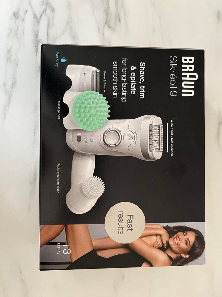 Nieuwe elektrische epilator van braun, Elektronische apparatuur, Ophalen of Verzenden, Zo goed als nieuw