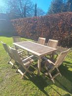 Teakhouten tuinset van het merk Queens., Enlèvement, Salons de jardin