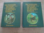 DICTIONNAIRE DES NOMS DE FAMILLE EN BELGIQUE ROMANE A/Z, Livres, Enlèvement ou Envoi, Utilisé