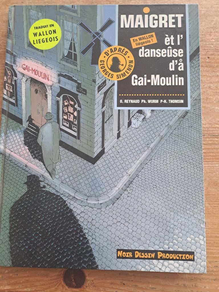 BD MAIGRET  LA DANSEUSE DU GAI MOULIN, Enlèvement ou Envoi, Une BD, Utilisé, Divers auteurs