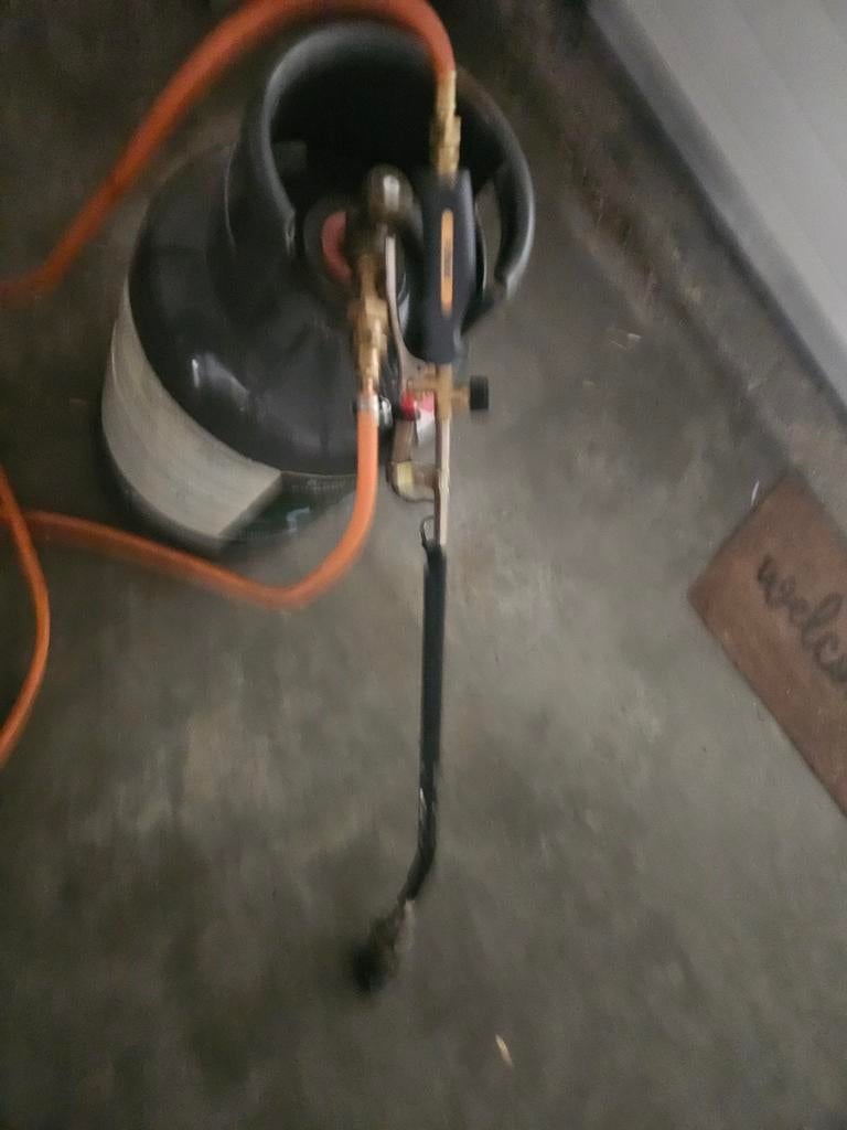 Onkruid brander gas gebruikte staat, Ophalen