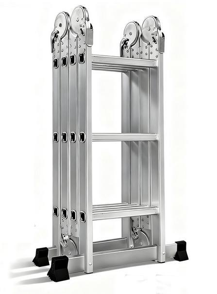 Multifunctionele ladder - 7 in 1 - opvouwbaar - aluminium, Doe-het-zelf en Bouw, Werkbanken, Zo goed als nieuw, Minder dan 70 cm