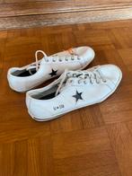 Baskets converse blanches cuir, Enlèvement ou Envoi, Porté, Blanc, Sneakers et Baskets
