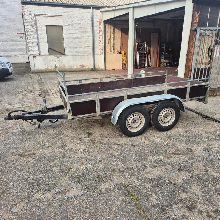 Remorque double essieux, Auto diversen, Aanhangers en Bagagewagens, Gebruikt, Ophalen