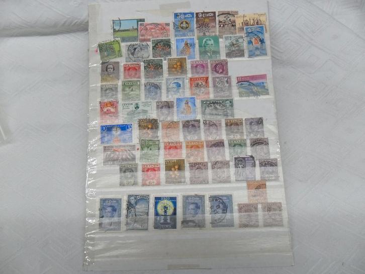 Veel gebruikte postzegels in de staat Ceylon (zie foto's), Postzegels en Munten, Postzegels | Azië, Gestempeld, Zuid-Azië, Ophalen of Verzenden