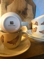 Landelijk koffie servies 6x kop + schotel, Verzamelen, Ophalen, Zo goed als nieuw