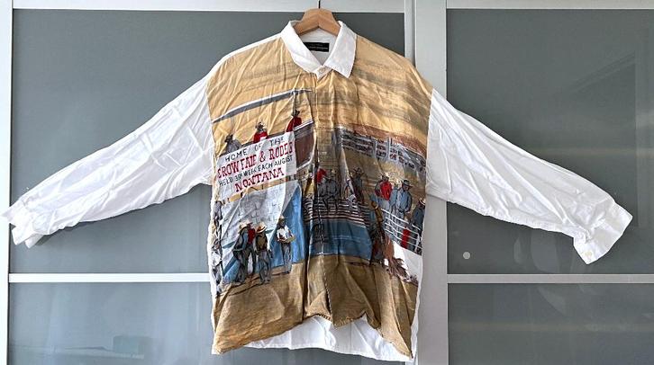 Chemise Johnny Hallyday (L) "WESTERN PASSION (Motif Rodéo), Vêtements | Hommes, Chemises, Comme neuf, Tour de cou 41/42 (L), Autres couleurs