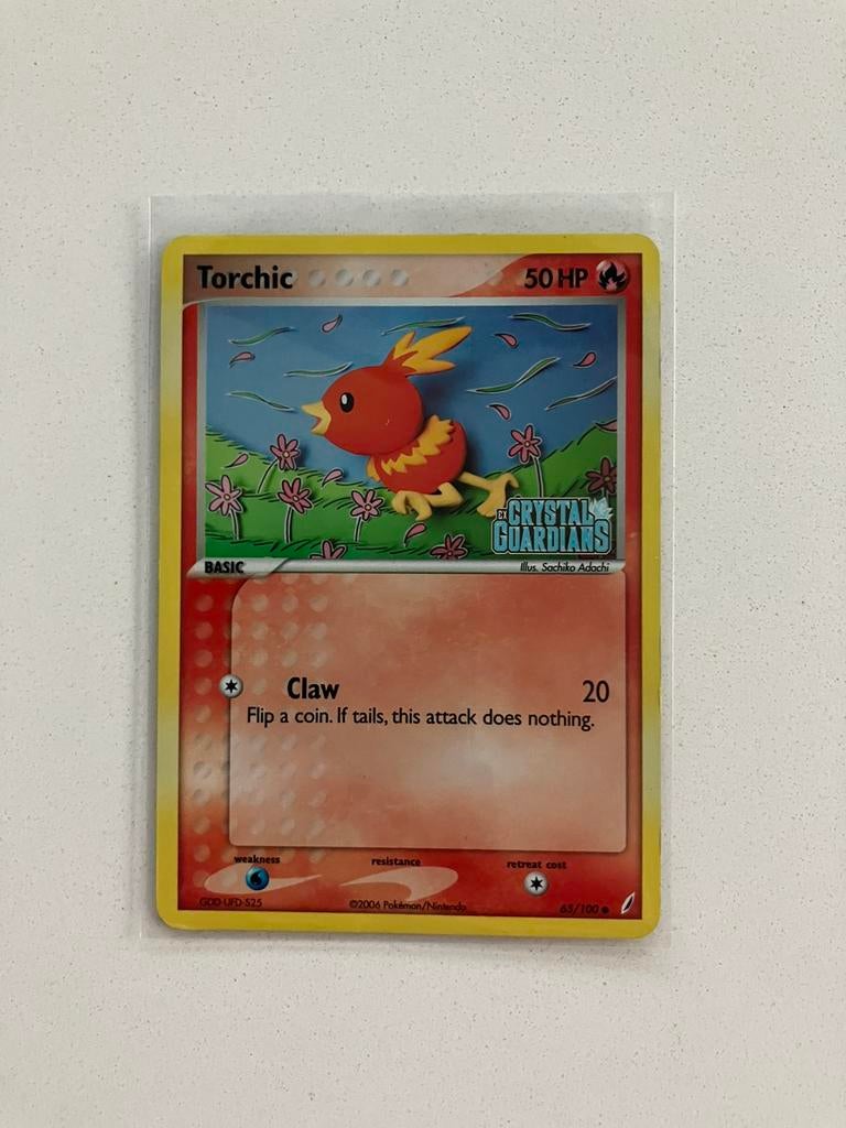 Torchic (CG65) - Tampon des Gardiens de cristal, Enlèvement ou Envoi, Comme neuf