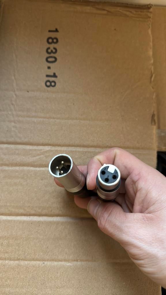 2x devine professional ofc microphone cable XLR, Enlèvement, Comme neuf