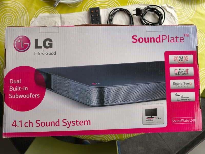LG SOUNDPLATE - BARRE DE SON, Enlèvement, Bluetooth, Comme neuf