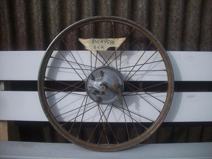 Oldtimer wielen bromfiets, Fietsen en Brommers, Brommeronderdelen | Oldtimers, Gebruikt, Overige merken, Overige typen, Ophalen