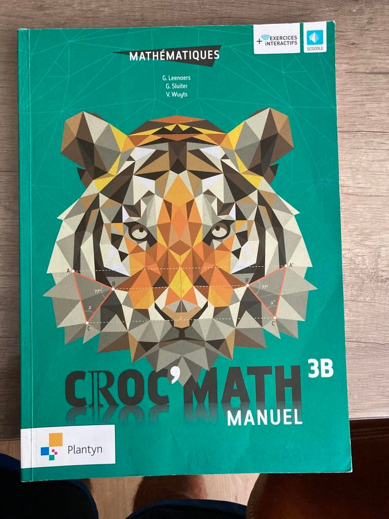 Croc Math, Livres, Enlèvement, Comme neuf, Enseignement secondaire inférieur, Mathématiques B