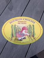 Panneau publicitaire Chouffe Houblon, Enlèvement ou Envoi, Comme neuf, Panneau, Plaque ou Plaquette publicitaire