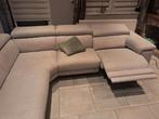 Fauteuil 5 places beige tissu  avec un relax, Ophalen