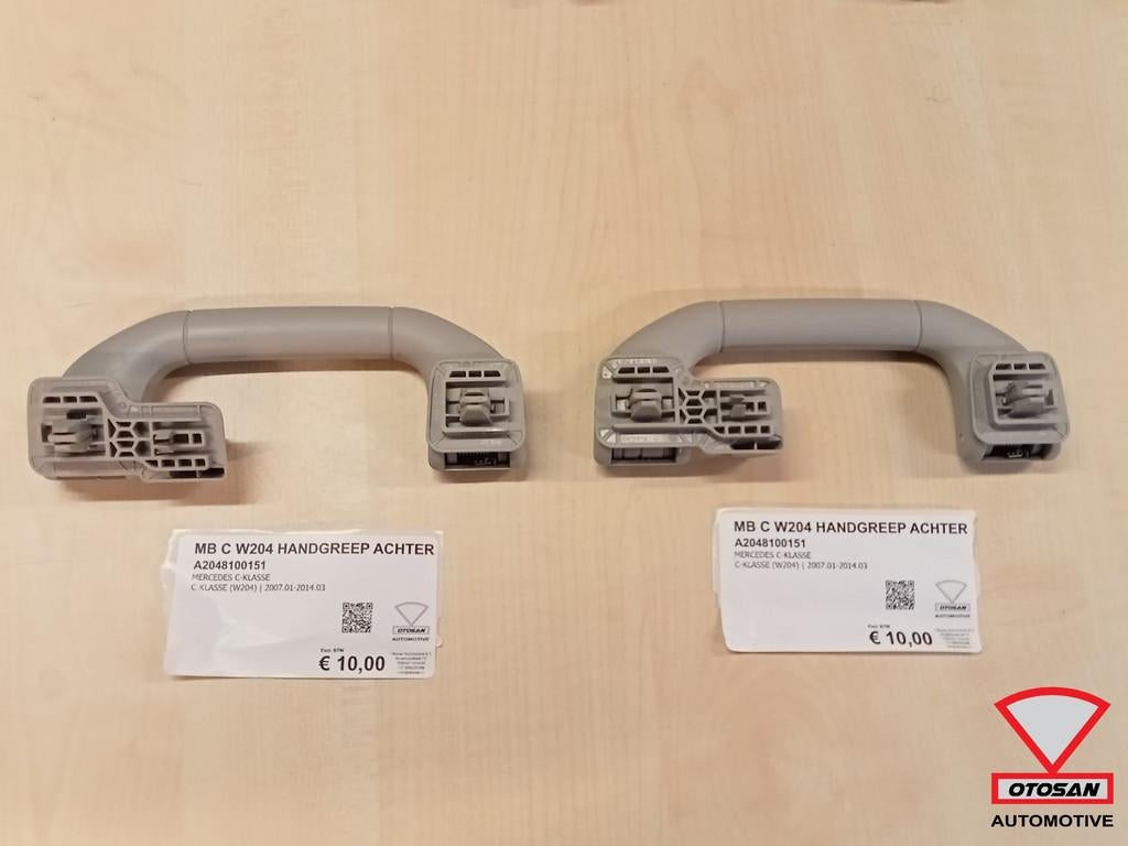 Mercedes C Klasse W204 Hemel Handgreep Achter A2048100151, Auto-onderdelen, Interieur en Bekleding, Mercedes-Benz, Gebruikt