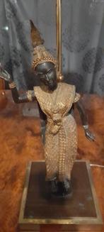 éclairage de bureau ancien avec bronze dorée sur socle, Enlèvement