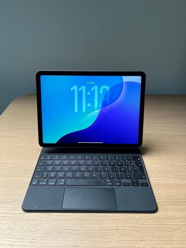 iPad Air (2020) + Magic Keyboard, Informatique & Logiciels, Apple iPad Tablettes, Enlèvement ou Envoi, Apple iPad, 11 pouces, Reconditionné