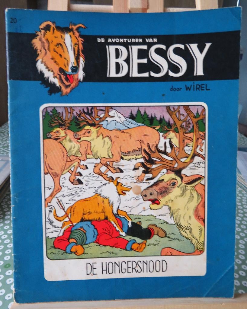 Bessy nr 20 De hongersnood., Ophalen of Verzenden, Gelezen, Willy Vandersteen
