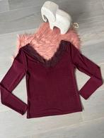 Bordeaux shirt, Kleding | Dames, Truien en Vesten, Ophalen of Verzenden, Zo goed als nieuw, Maat 38/40 (M)