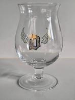 Duvel bierglas met gouden vleugels, Ophalen of Verzenden, Duvel