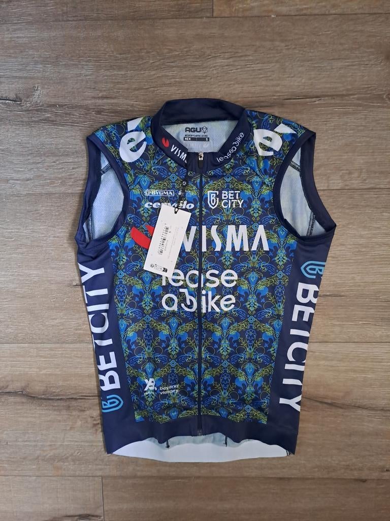 Wielertrui Visma Lease a Bike 2024 TDF, Fietsen en Brommers, Ophalen of Verzenden, S