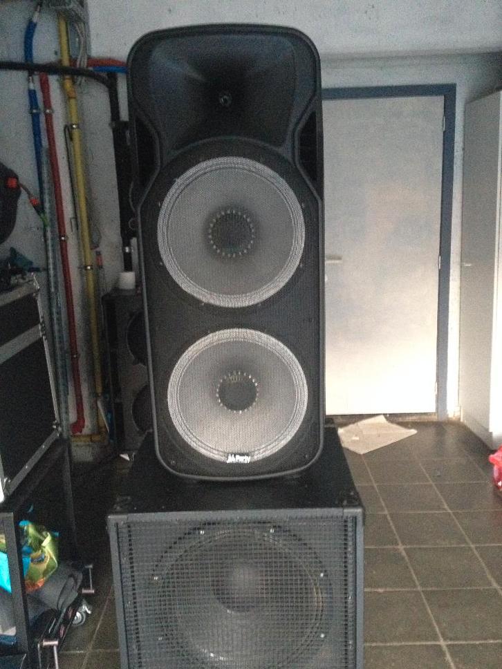 muziek boxen, Audio, Tv en Foto, Luidsprekerboxen, Refurbished, 120 watt of meer, Ophalen